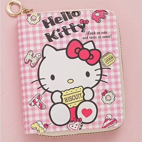 Hello Kitty Pink and White Wallet - Picture 1 of 4